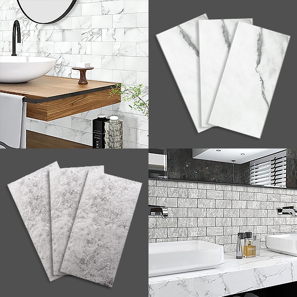 Azulejos de pared adhesivos 3D (10 unidades) | INSTATILE