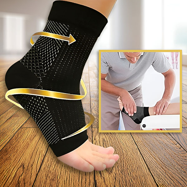 Par de calcetines de compresión OPEDIA con fibras de cobre