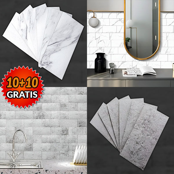 Azulejos de pared adhesivos 3D (20 unidades) | INSTATILE 10+10 GRATIS