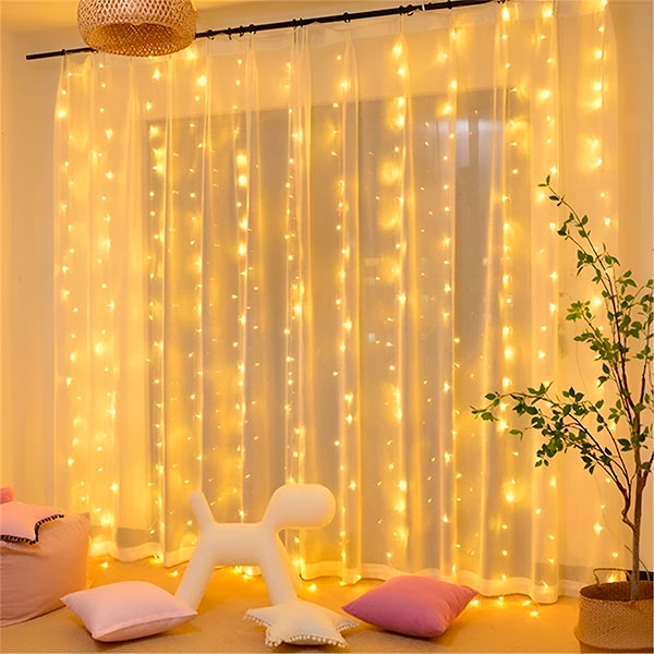 Cortina de luces LED navideñas - | CURLIGHT